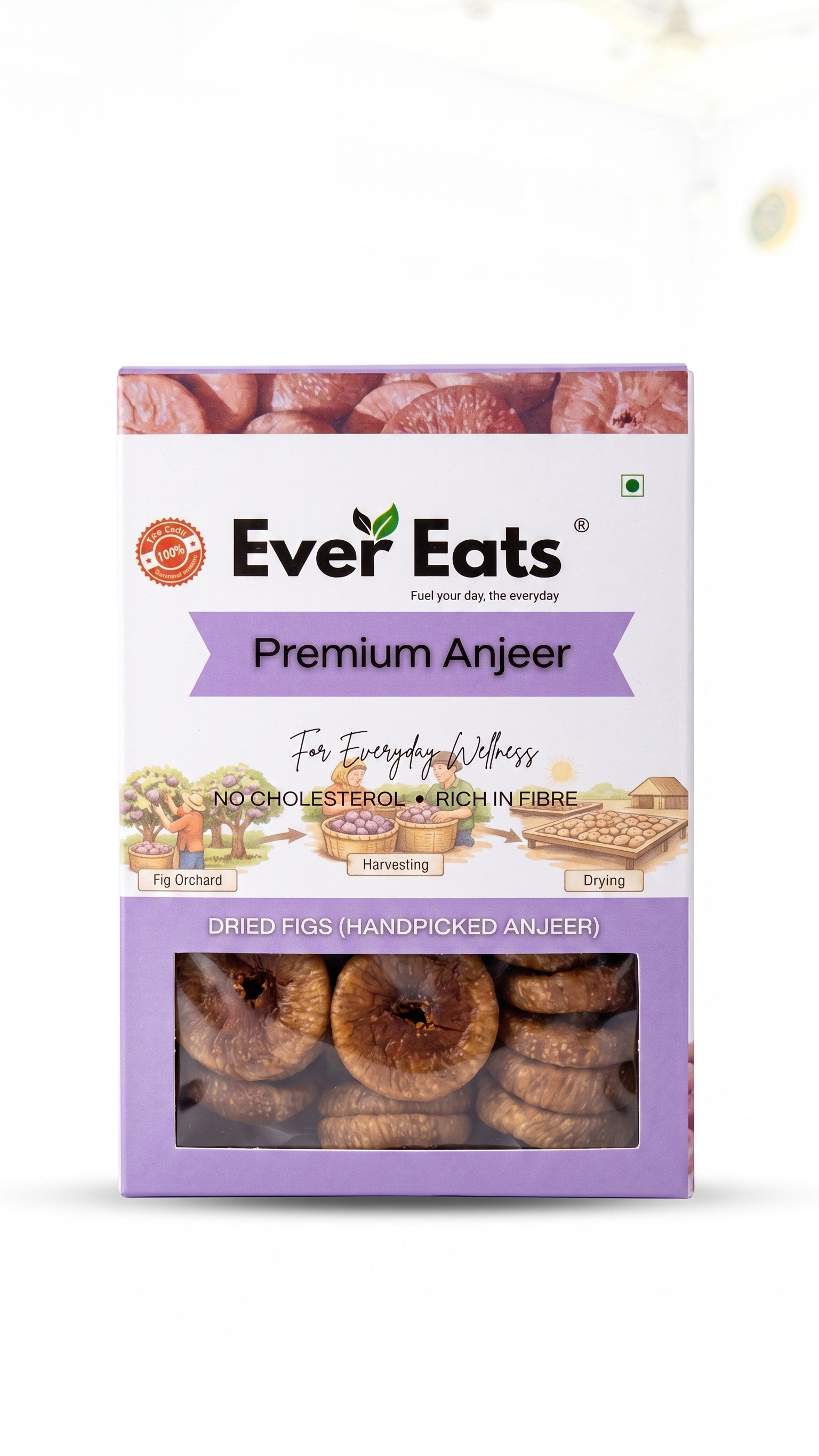 Ever Eats Premium Anjeer packaging on a white background